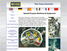 Tablet Screenshot of mossgroupautomation.com